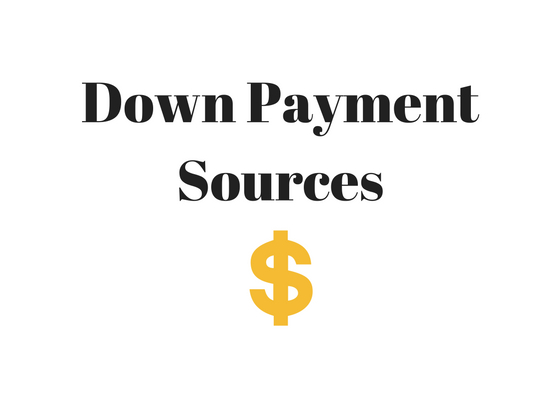 Down Payment Sources